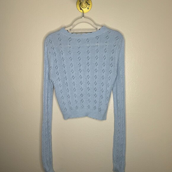 Urban Outfitters Embroidered Cardigan in light blue, great condition - Picture 4 of 6